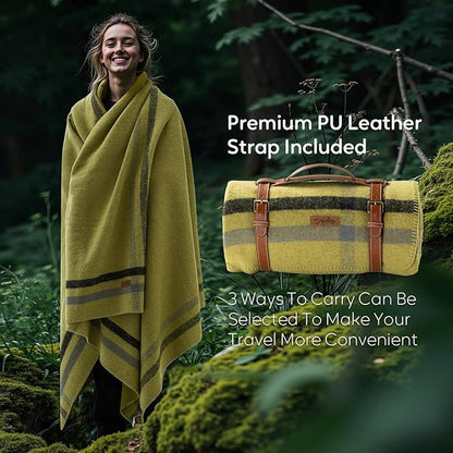 Molithe 100% Wool Blanket, Military Wool Blanket, Sporting Events, Survival Kits - Image 4