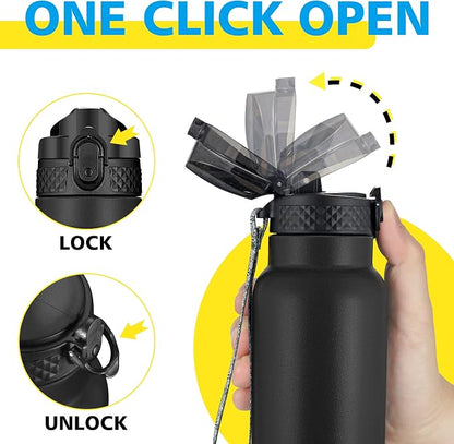 Han's Bottle Sports Water Bottle - 32 Oz - Image 4