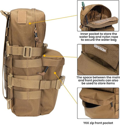 EXCELLENT ELITE SPANKER Tactical MOLLE Hydration Backpack Water Bladder Carrier - Image 4