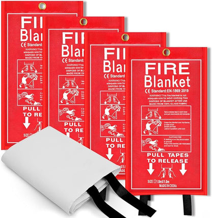 FJNATINH Fire Blankets Emergency by HOMEKITCHENTOOL