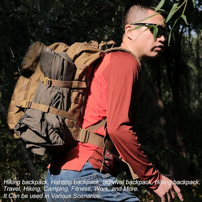 45L Tactical Backpack for Men Women, Military Assault Pack - Image 5