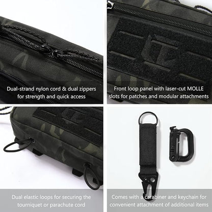 Tactical Admin Pouch Laser Cut MOLLE EDC Tool Organizer - Image 6