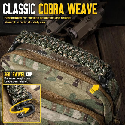 Tactical Paracord Handle，9-core Weaving Paracord Strap - Image 4