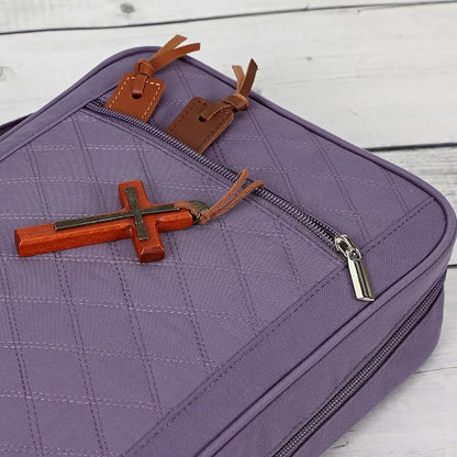FINDCOZY Bible Cover for Women, Durable Carrying Book Case Church Bag for - Image 4