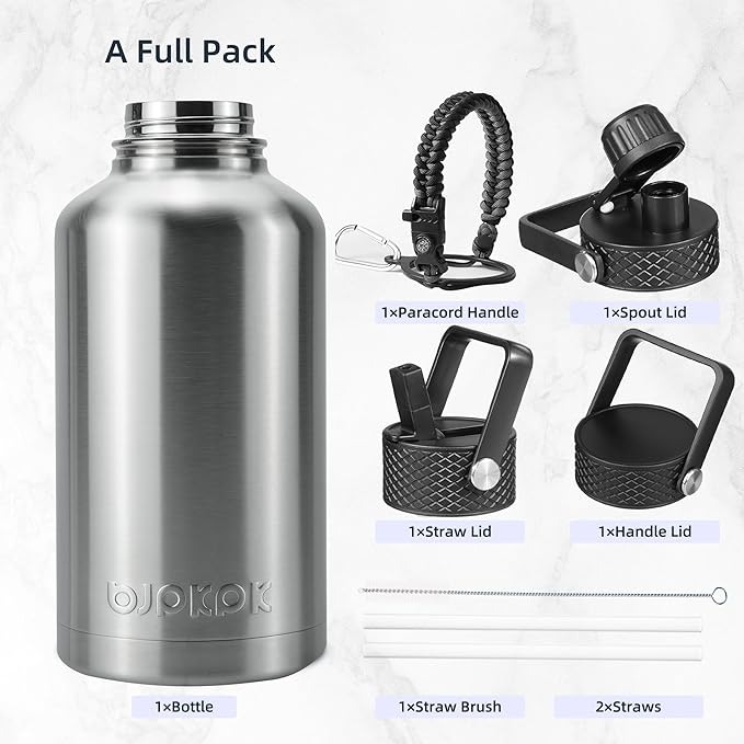 BJPKPK Half Gallon Insulated Water Bottles - Image 4