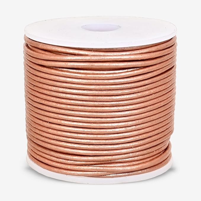 GENIQUE Real/Genuine Round Leather String Cord - Image 2