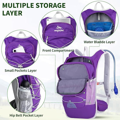 Hiking Backpack for Women & Men, Hydration Backpack - Image 4