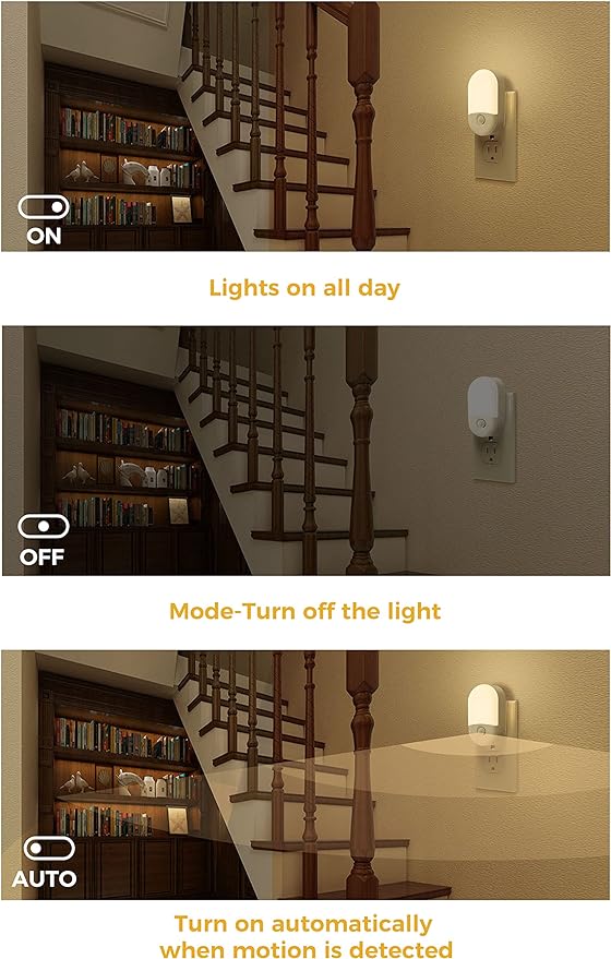 L LOHAS LED Motion Sensor Night Light, Motion Activated Night Light, Night - Image 4