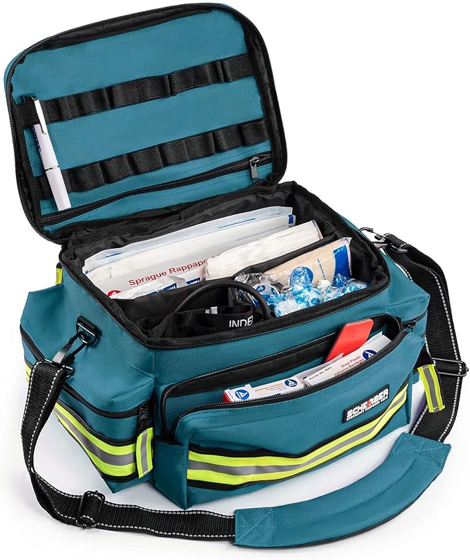 Scherber First Responder Fully-Stocked Professional Essentials EMT/EMS Trauma - Image 3