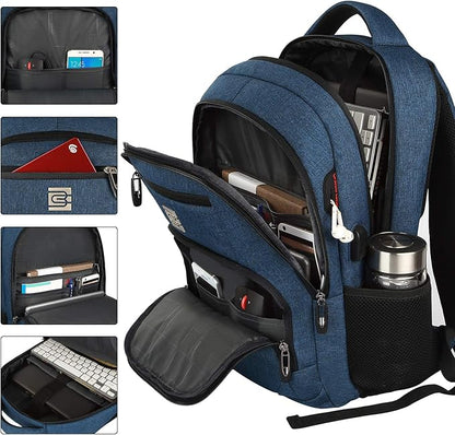 Volher Laptop Backpack, Business Travel Anti Theft Slim Durable Laptops Backpack - Image 2