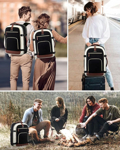 LOVEVOOK 50L Travel Backpack for Women Flight Approved, Carry on Backpack for - Image 6