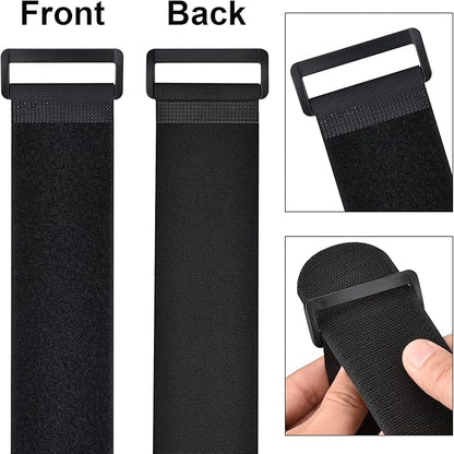 2 x 36 Inch Hook and Loop Cable Tie, 6 Pack Heavy Duty Adjustable Fastening - Image 3