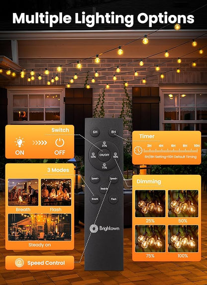 Brightown 158FT Solar String Lights Outdoor - Image 7