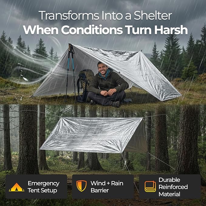 Sierra Madre Emergency Mylar Thermal Space Blanket - Image 5