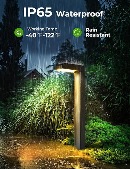 COXSENI Solar Pathway Lights Outdoor 6 Pack, 3 Color in 1 Bright Landscape - Image 5
