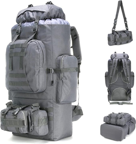 King'sGuard 100L Camping Hiking Backpack Molle Rucksack Military Camping by King%27sGuard