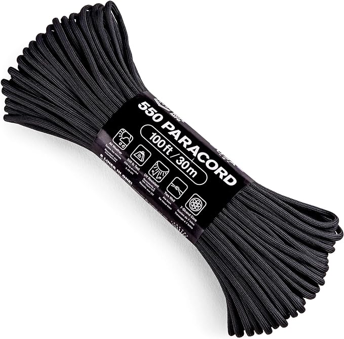 Atwood Rope MFG 550 Paracord 100 Feet 7-Strand Core Nylon Parachute Cord by AtwoodRopeMFG