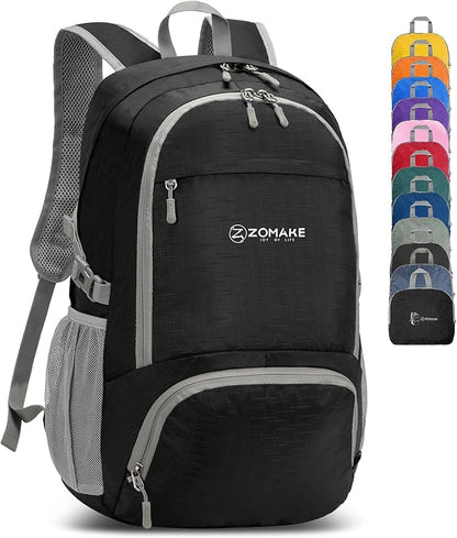 ZOMAKE Lightweight Packable Backpack 30L, Foldable Hiking Backpacks Water by ZOMAKE