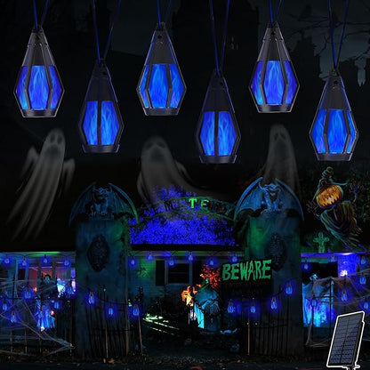 Solar String Lights for Outside, 33Ft Solar Patio Lights by Jnaurb