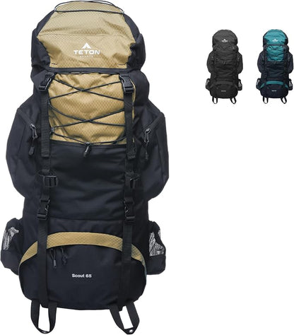Teton 65L Scout Internal Frame Backpack by Teton