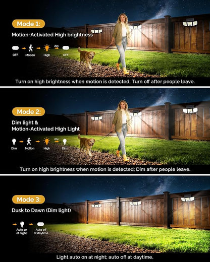 Brightown 1 Pack Solar Outdoor Lights - Image 2