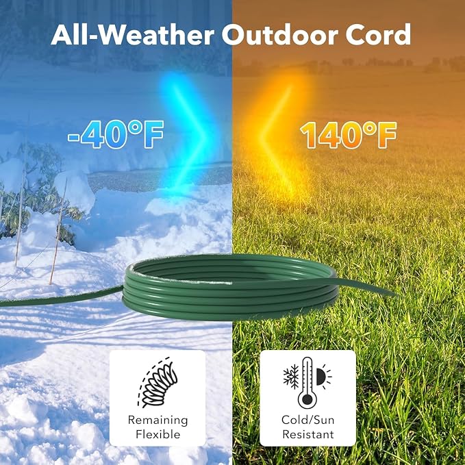 BN-LINK 2-Pack 10Ft Outdoor Extension Cord - Image 5