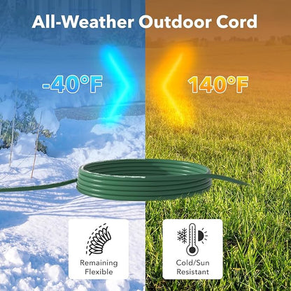 BN-LINK 2-Pack 10Ft Outdoor Extension Cord - Image 5