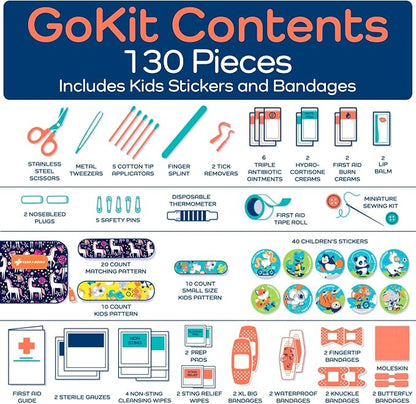 KeepGoing Travel First Aid Kit for Kids – 130 Pc. for Car, Diaper Bag & Backpack - Image 6