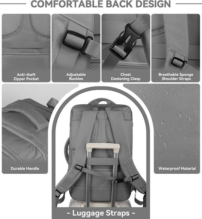 AREYTECO 60L Travel Laptop Backpack - Image 5
