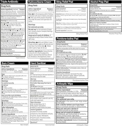 General Medi First Aid Kit, 250 Piece Small First Aid Kit - Image 9