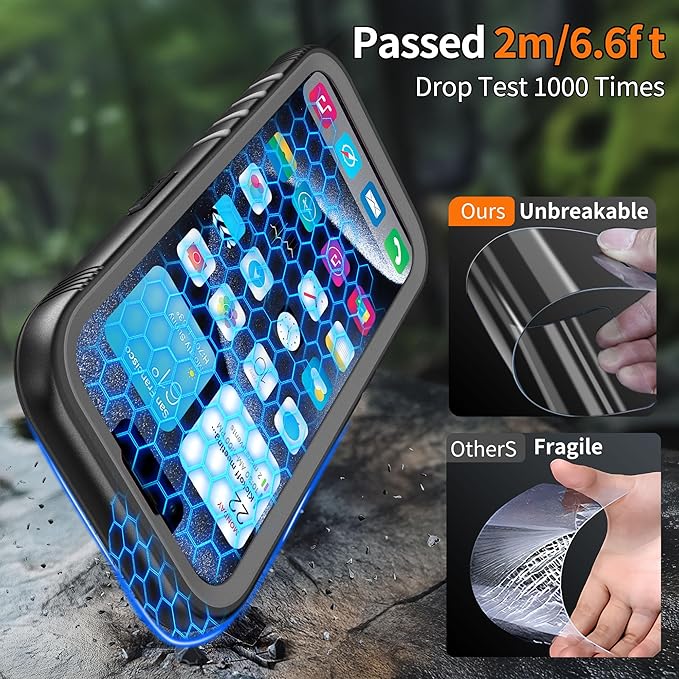 Cozycase for iPhone 15 Pro Waterproof Shockproof Dustproof Case - Image 4
