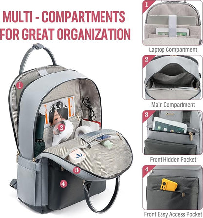 LOVEVOOK Laptop Backpack for Women Men, 17.3 Inch Laptop Bag - Image 3