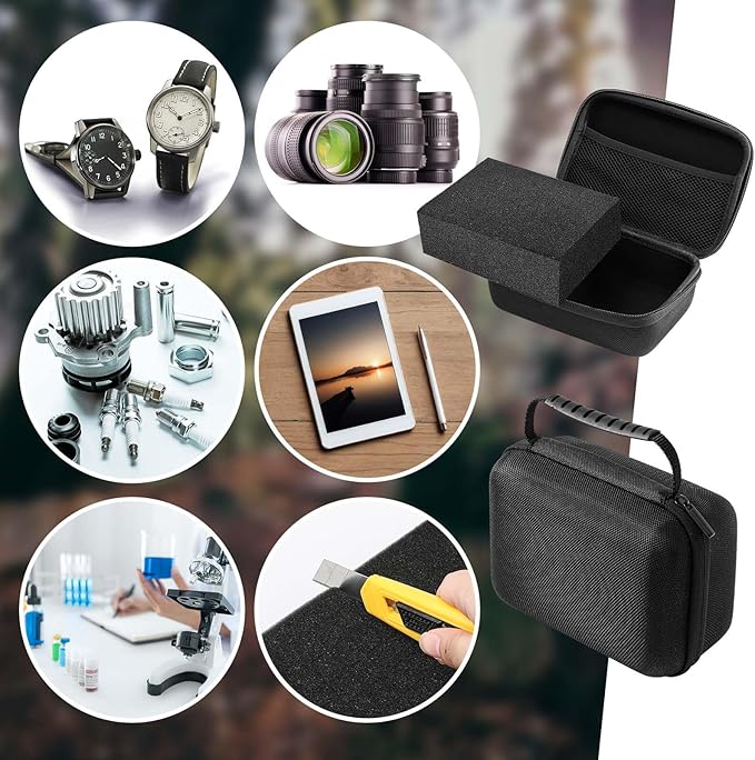 Relaxweex EVA Hard Case with Customizable Foam 11 x 7.8 x 4.3 Inch Protective - Image 5