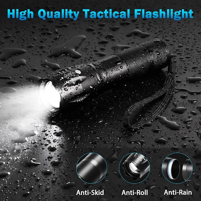 12Pack LED Flashlights High Lumens, 5Mode Tactical Flashlight - Image 5