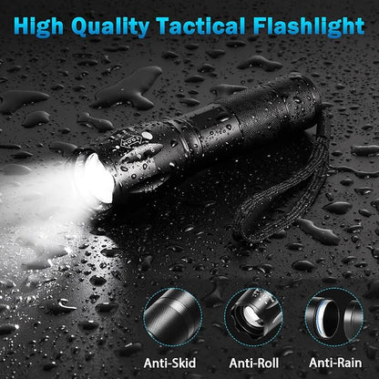 6Pack LED Flashlights High Lumens, 5Mode Tactical Flashlight - Image 6