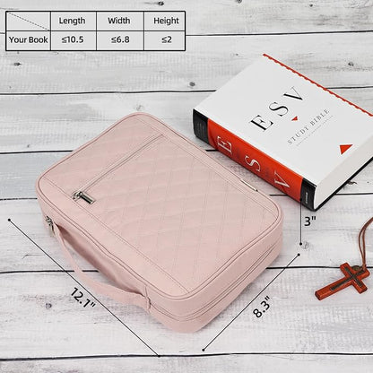 FINDCOZY Bible Cover Case for Women, Large Carrying Church Bag for Biblical - Image 6