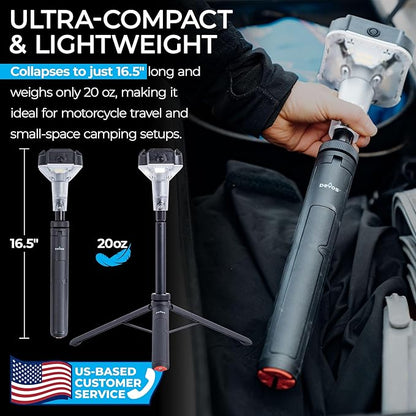 DEVOS - LIGHTRANGER 800 Mini Telescoping Camp Light, 4.5 Tall - Image 3
