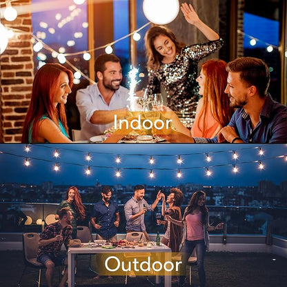 Brightever Outdoor String Light 150FT, Waterproof Dimmable Patio Lights - Image 3