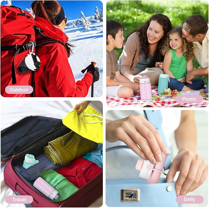 PLTCAT Collapsible Foldable BPA Free Reusable Lightweight Leak-Proof Travel - Image 7
