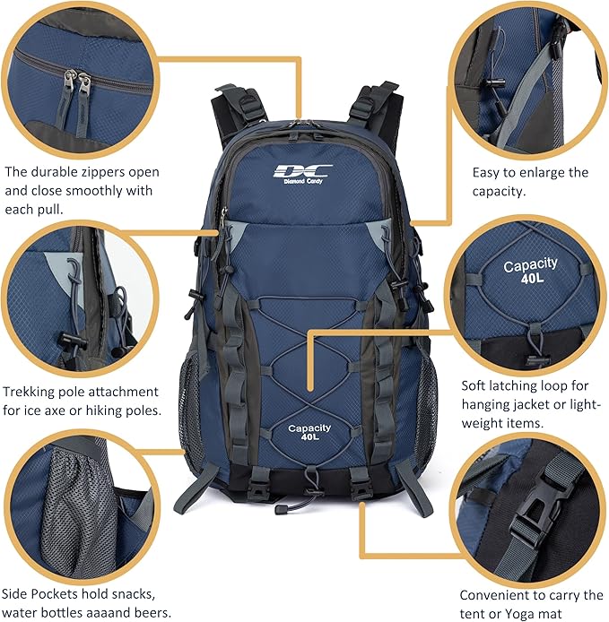 Diamond Candy Waterproof Hiking Backpack - Image 2