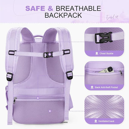 Maelstrom Travel Backpack for Women Men, 25L Laptop Backpack Fits 15.6-Inch - Image 8