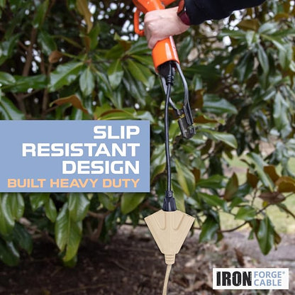 Iron Forge Cable Weatherproof 50 Ft Outdoor Extension Cord - Image 4