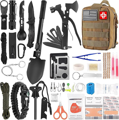 LUXMOM Emergency Survival Kit and First Aid Kit, Gift by LUXMOM