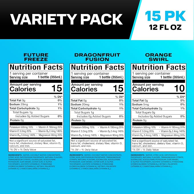 PRIME HYDRATION Variety, Dragonfruit Fusion, & Future Freeze Sports Drinks - Image 2