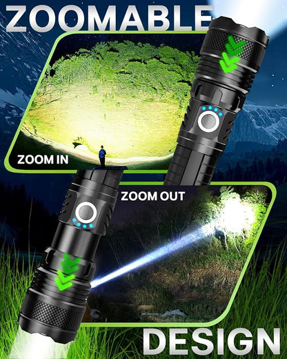 Victoper LED Flashlights, High Powered High Lumens Super Bright Tactical - Image 4