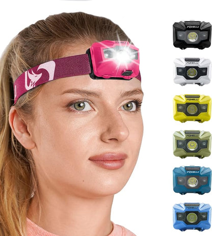 Foxelli USB‑C Rechargeable LED Headlamp – Ultra‑Light 2.4 oz & - Image 7