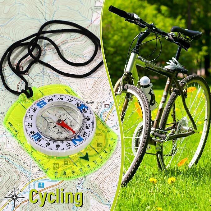 20 Pcs Acrylic Orienteering Compass Hiking Backpacking Survival Reliable - Image 5