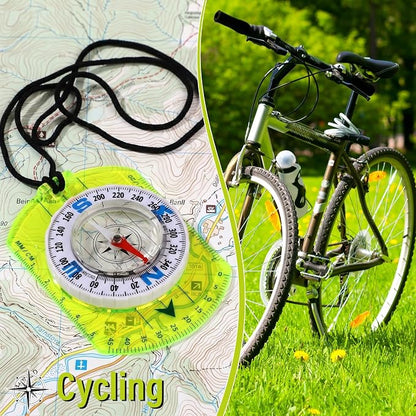 20 Pcs Acrylic Orienteering Compass Hiking Backpacking Survival Reliable - Image 5
