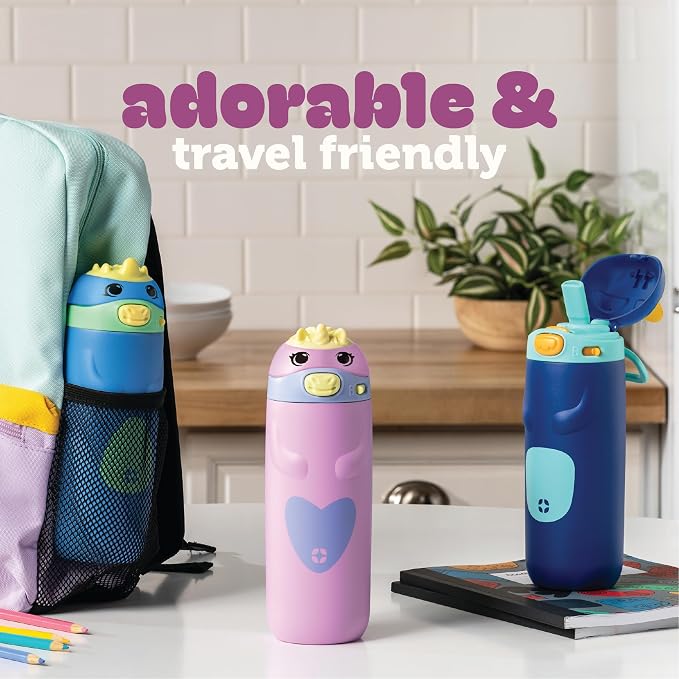 Ello Ellies 12oz Vacuum Insulated Stainless Steel Kids Water Bottle - Image 5