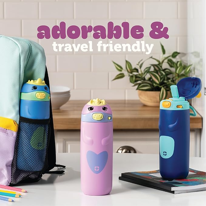 Ello Ellies 12oz Vacuum Insulated Stainless Steel Kids Water Bottle - Image 5